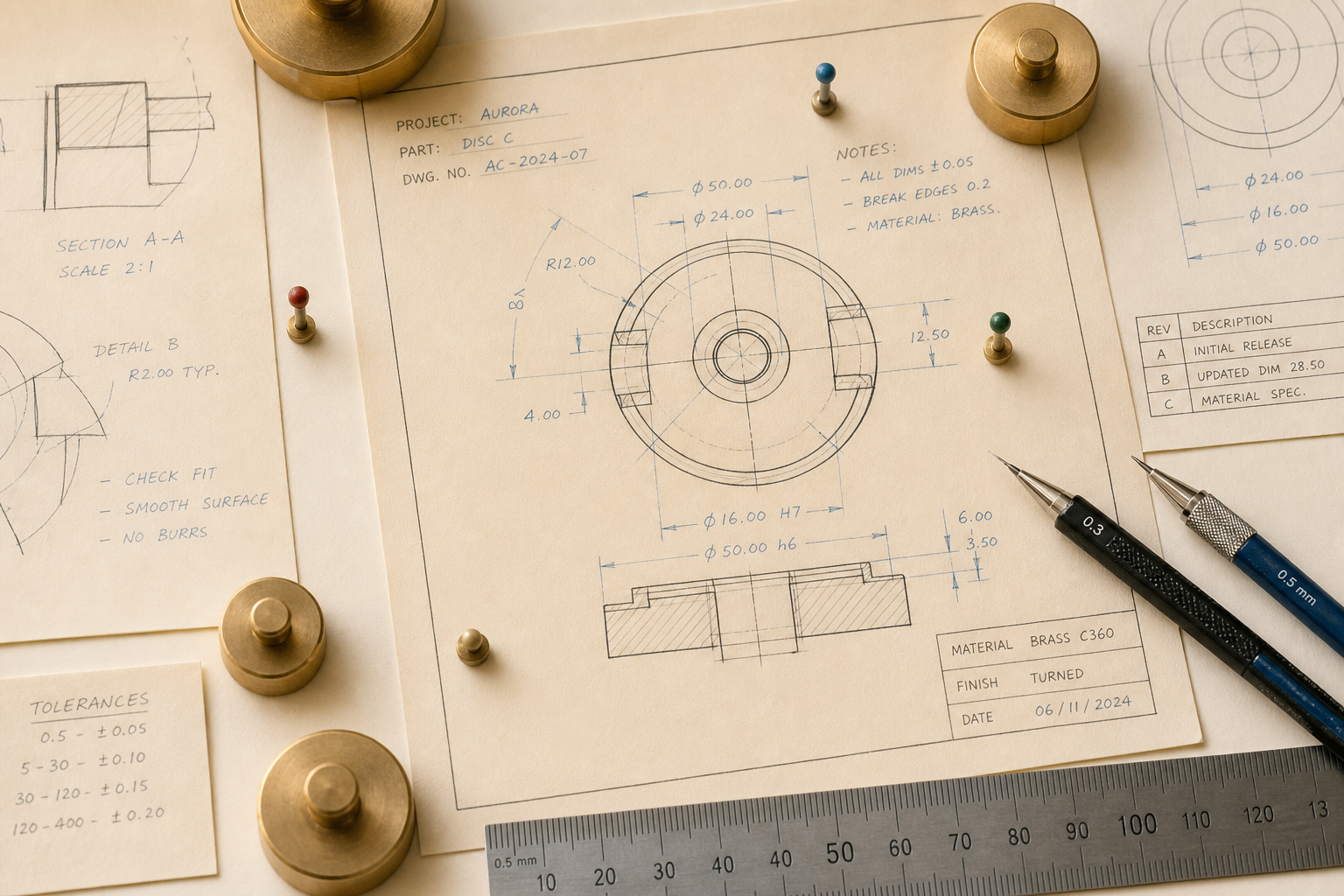 Precision technical planning and adjustment methodology at FAVLORA MARKS LTD
