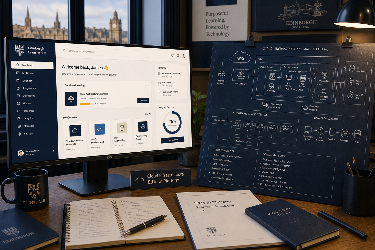 EdTech cloud infrastructure platform by FAVLORA MARKS LTD
